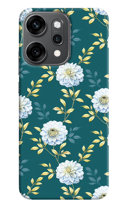 Flowers Oppo Reno14 Pro 5G Back Cover
