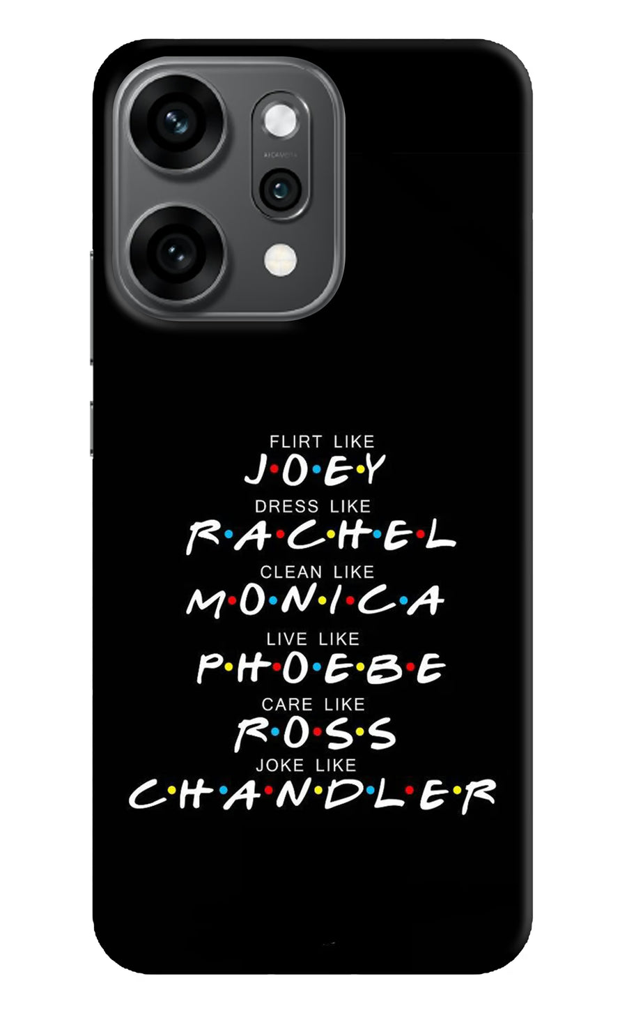 FRIENDS Character Oppo Reno14 Pro 5G Back Cover, Hard case