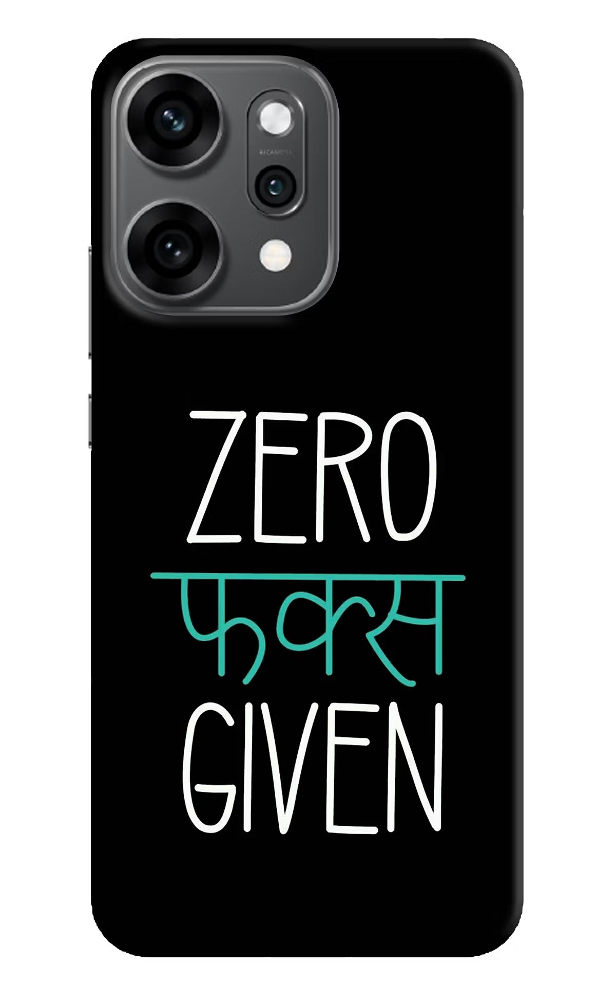 Zero Fucks Given Oppo Reno14 Pro 5G Back Cover