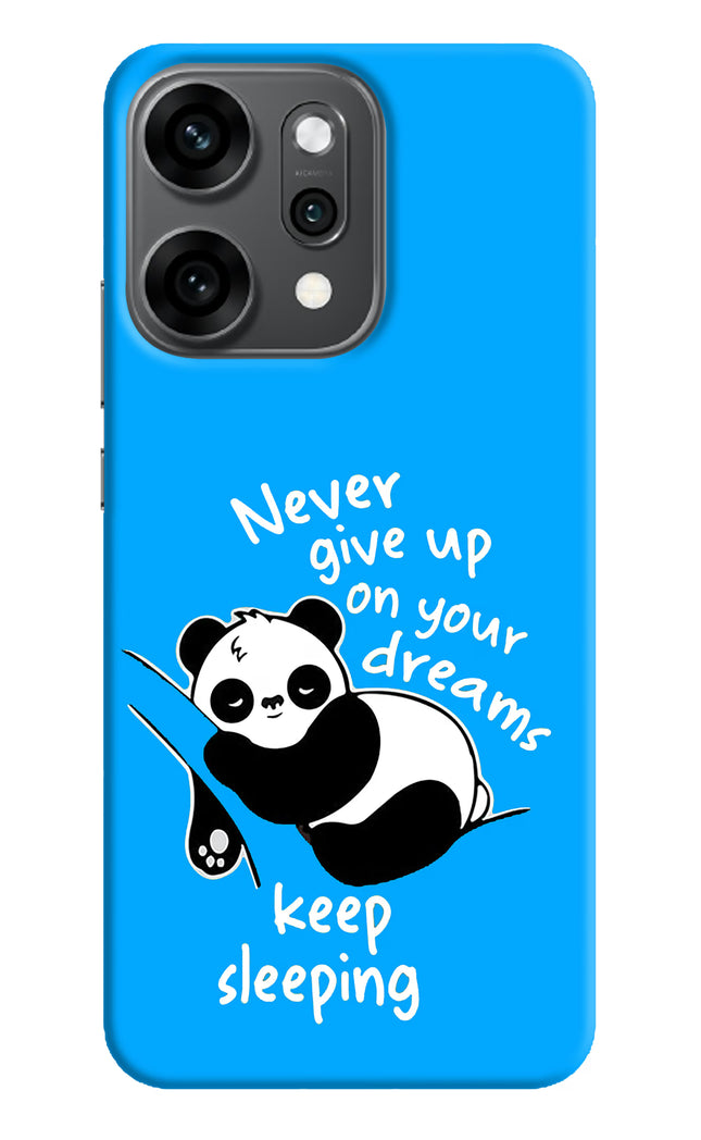 Keep Sleeping Oppo Reno14 Pro 5G Hard Case Back Cover by Casekaro