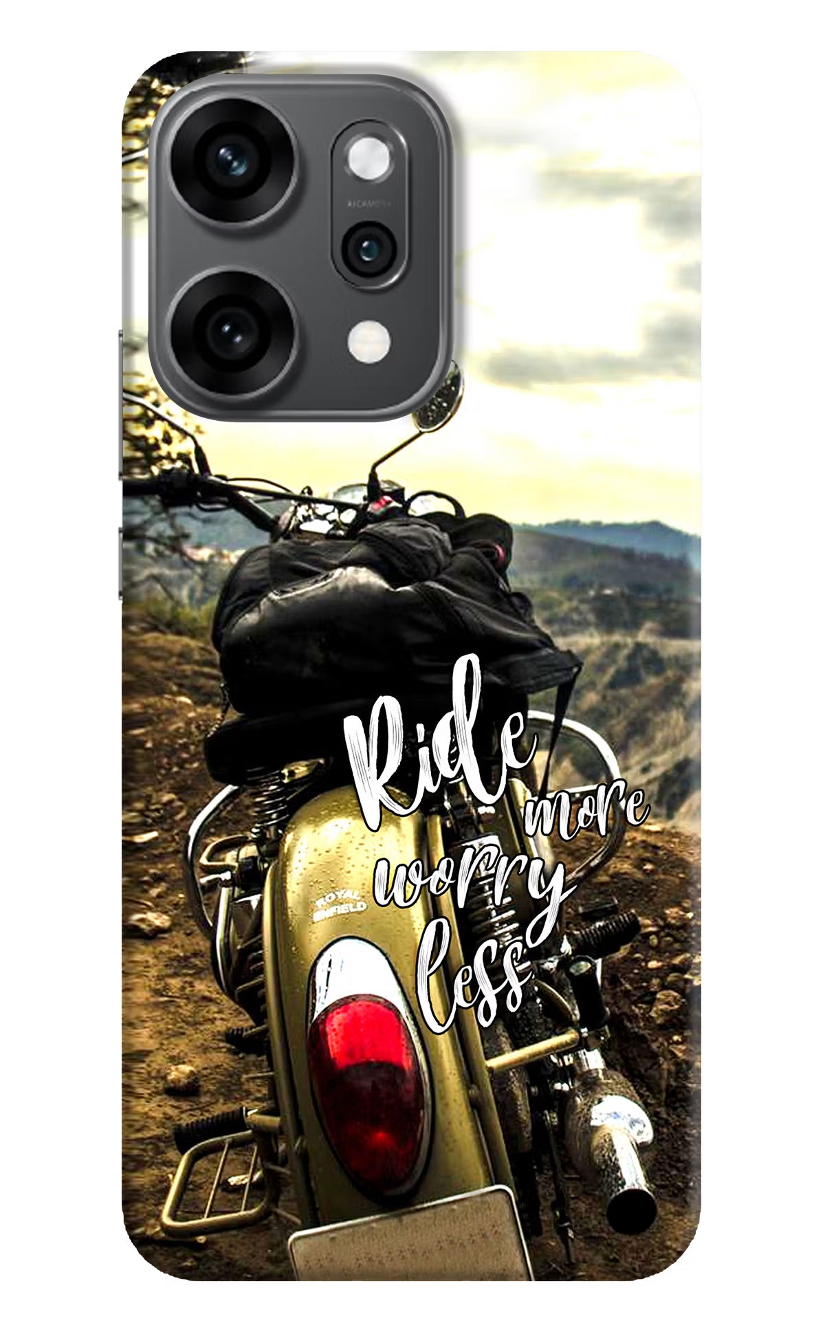 Ride More Worry Less Oppo Reno14 Pro 5G Back Cover