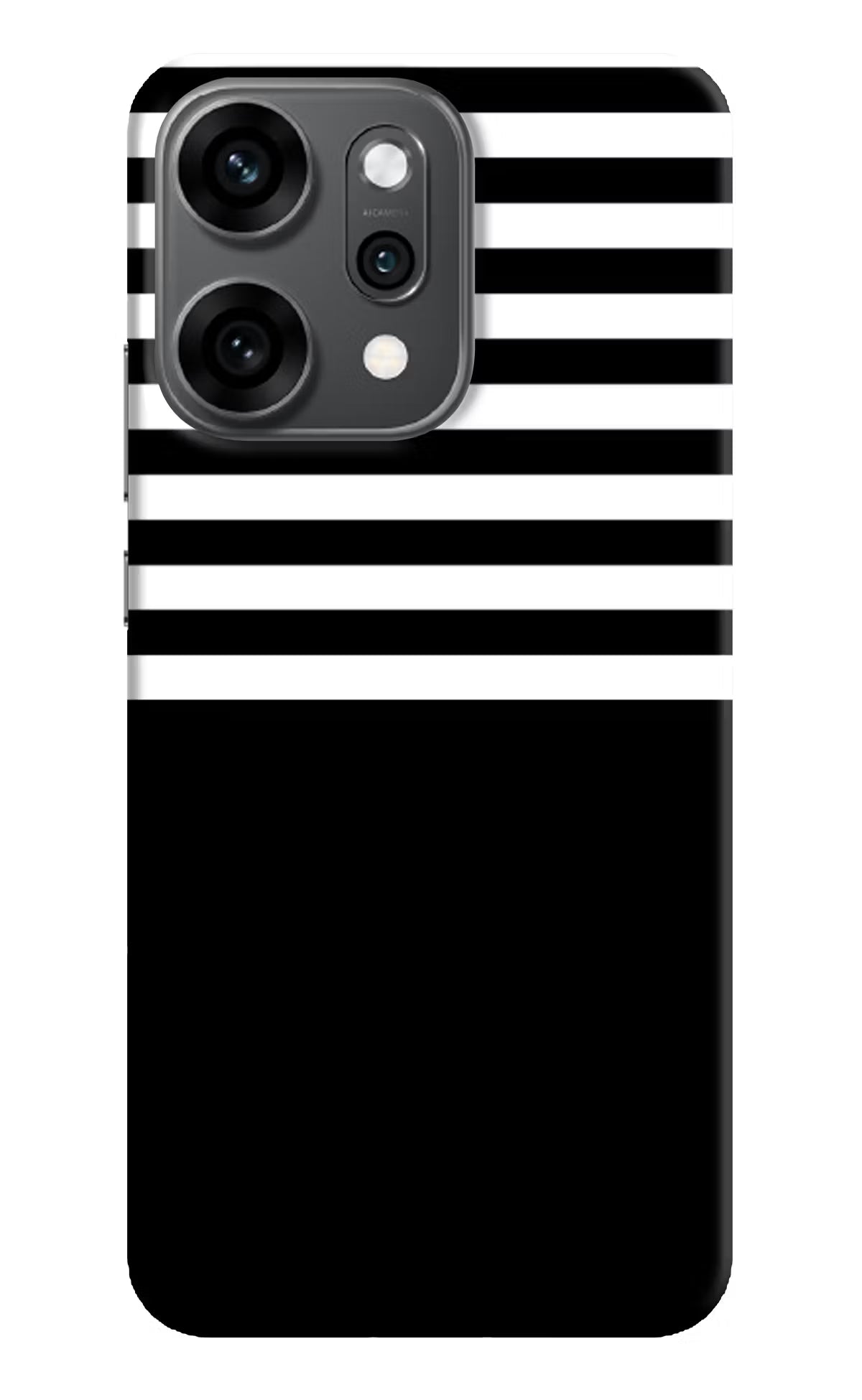 Black and White Print Oppo Reno14 Pro 5G Back Cover