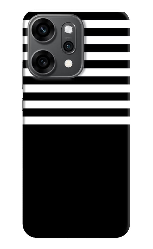 Black and White Print Oppo Reno14 Pro 5G Back Cover