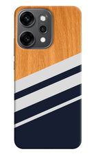 Blue and white wooden Oppo Reno14 Pro 5G Back Cover
