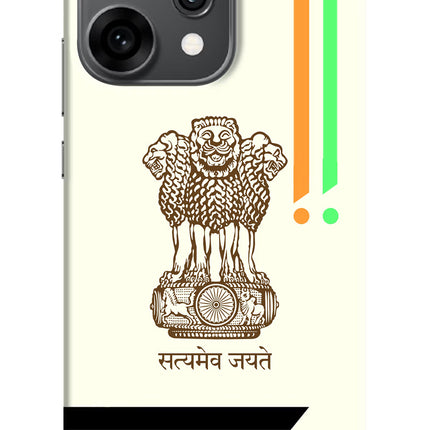Satyamev Jayate Brown Logo Oppo Reno14 Pro 5G Back Cover
