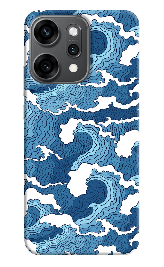 Blue Waves Oppo Reno14 Pro 5G Back Cover