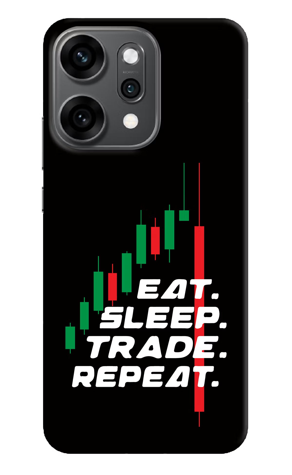 Eat Sleep Trade Repeat Oppo Reno14 Pro 5G Back Cover
