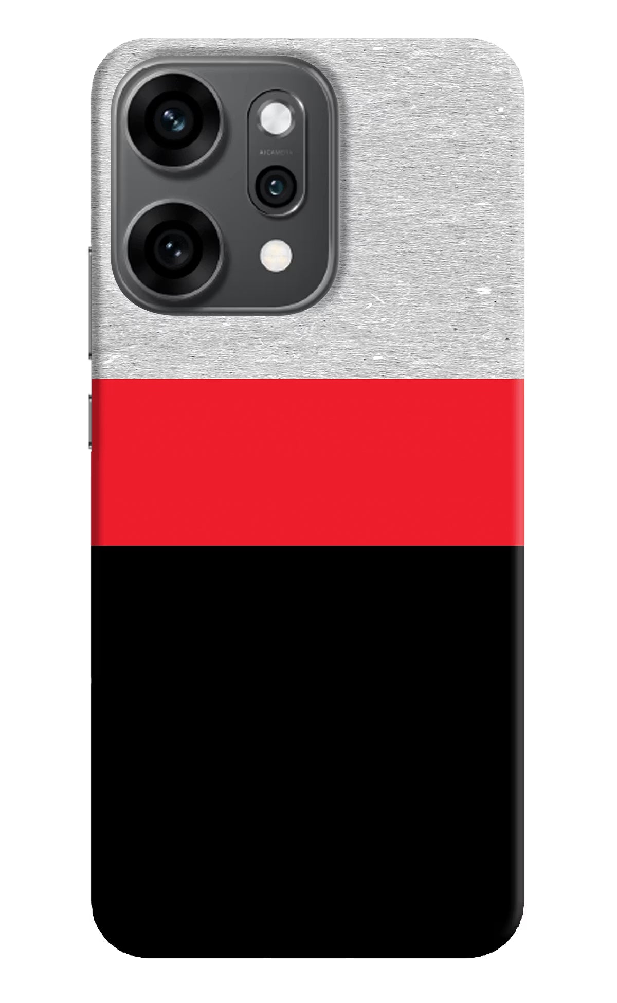 Tri Color Pattern Oppo Reno14 Pro 5G Back Cover