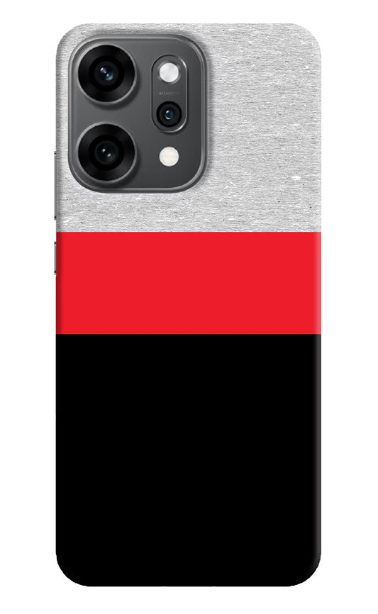 Tri Color Pattern Oppo Reno14 Pro 5G Back Cover
