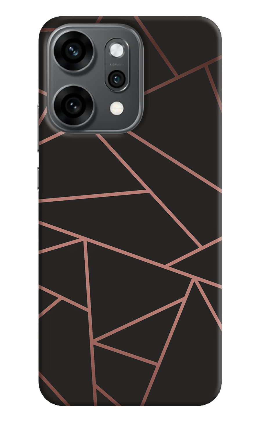 Geometric Pattern Oppo Reno14 Pro 5G Back Cover, Hard case