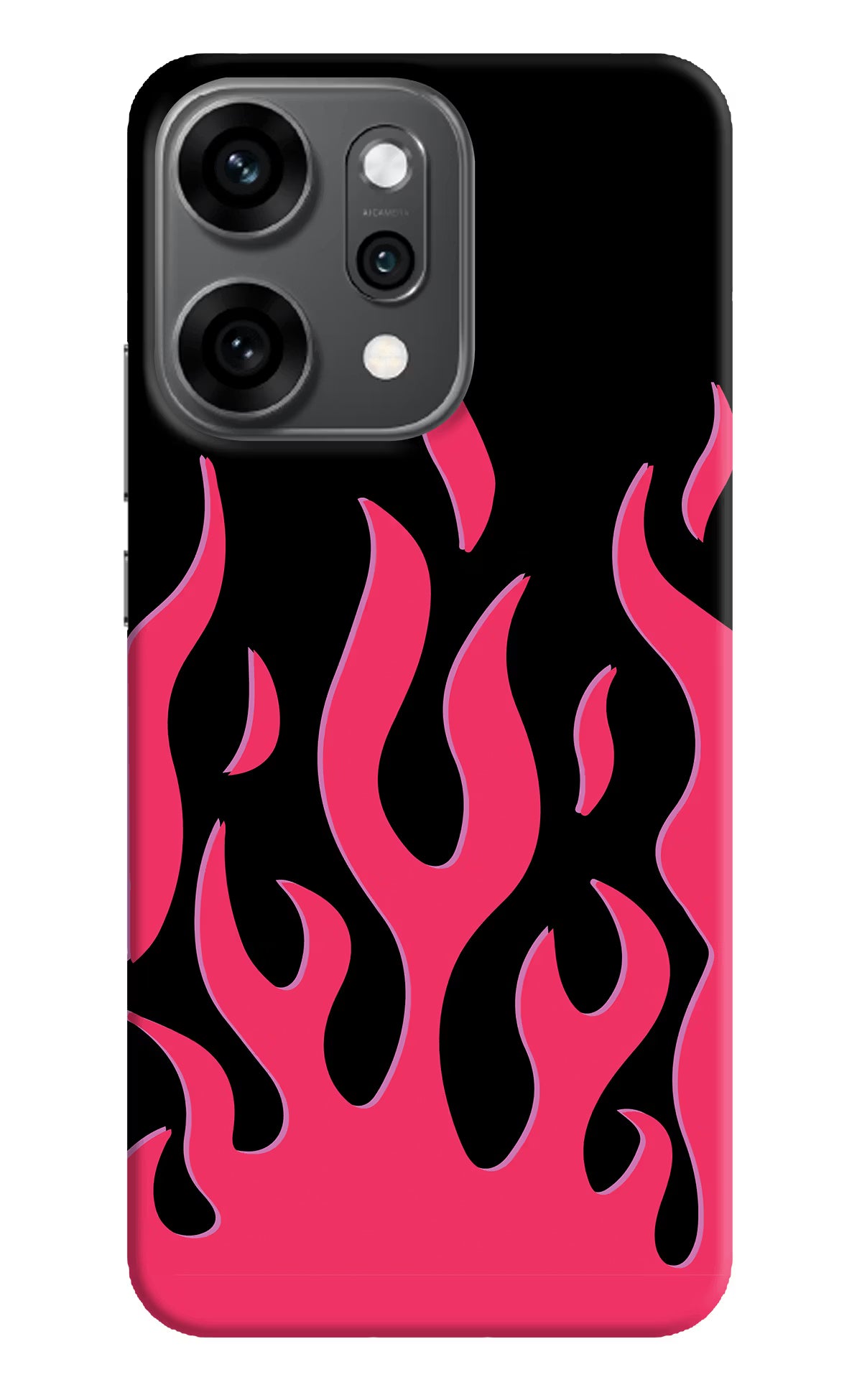Fire Flames Oppo Reno14 Pro 5G Back Cover