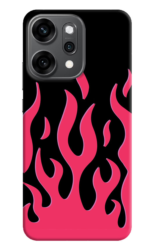 Fire Flames Oppo Reno14 Pro 5G Back Cover