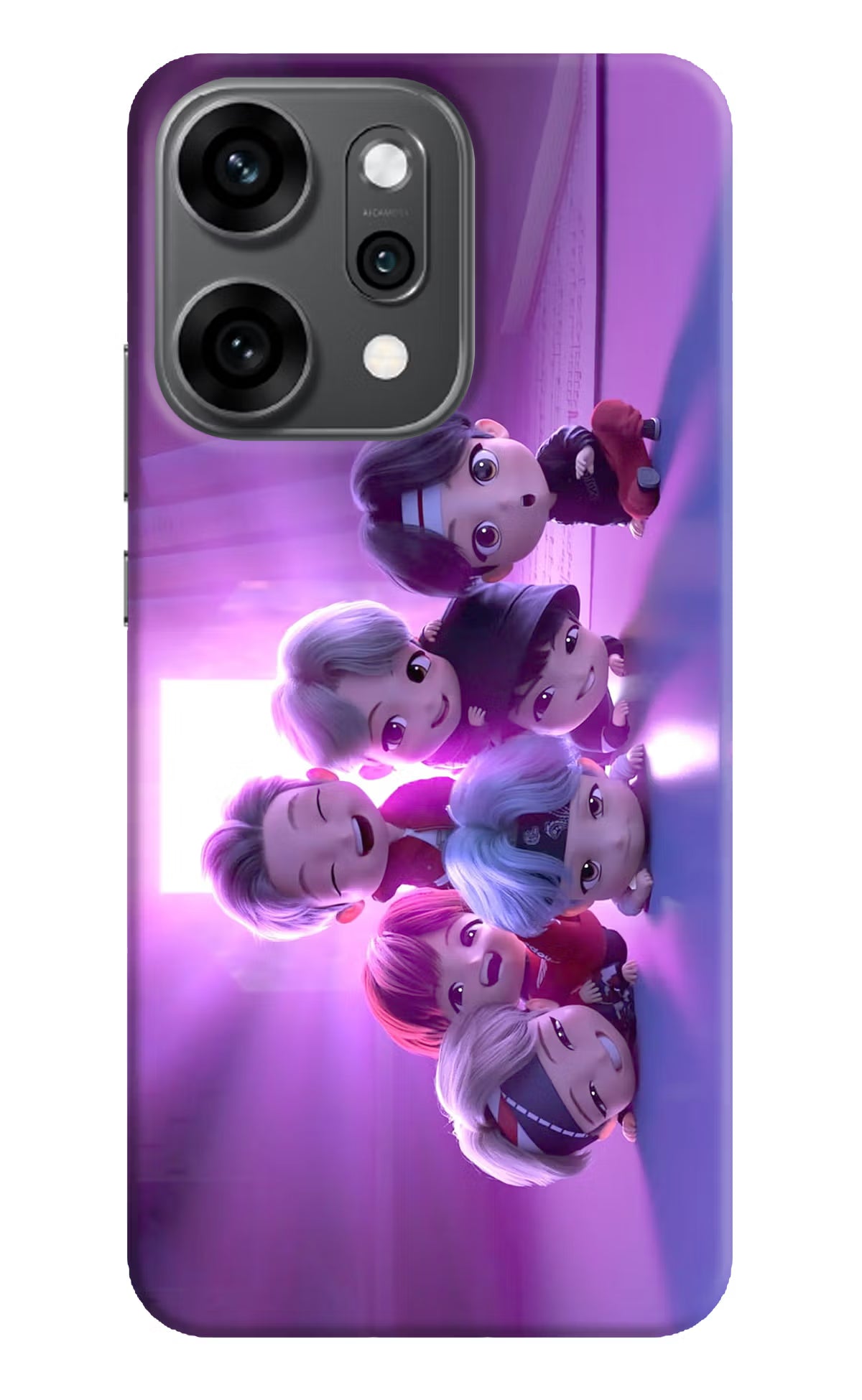 BTS Chibi Oppo Reno14 Pro 5G Back Cover