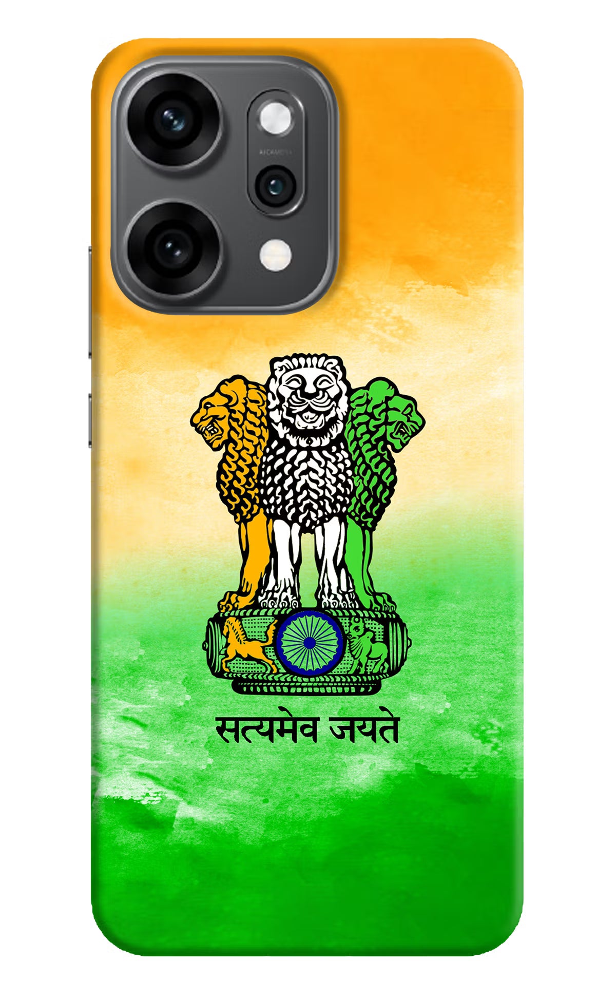Satyamev Jayate Flag Oppo Reno14 Pro 5G Back Cover