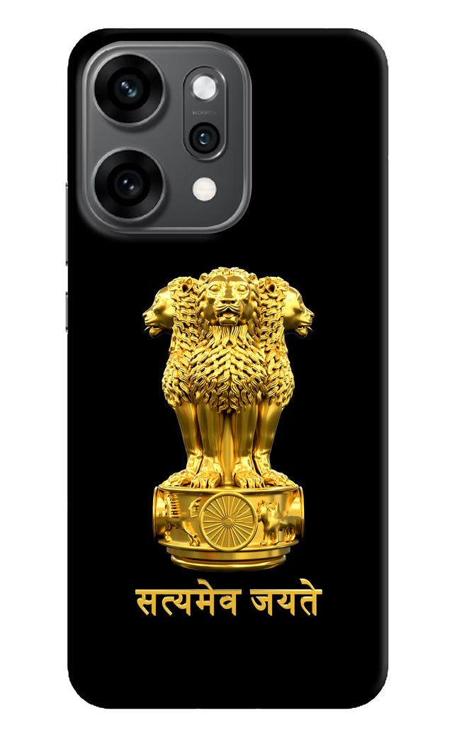 Satyamev Jayate Golden Oppo Reno14 Pro 5G Back Cover
