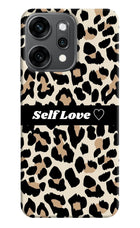 Leopard Print Self Love Oppo Reno14 Pro 5G Hard Case Back Cover by Casekaro