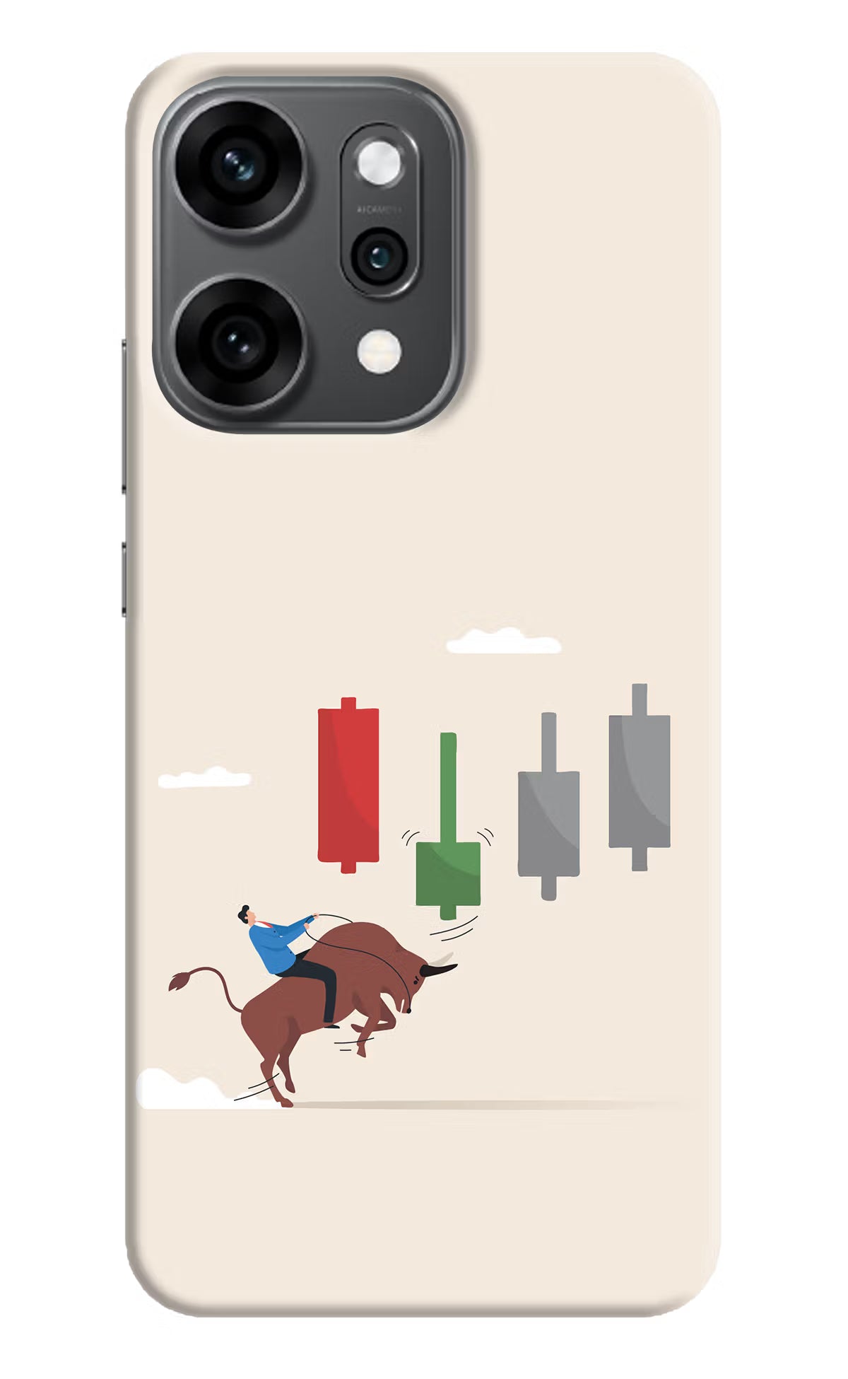 Bull Trading Momentum Oppo Reno14 Pro 5G Back Cover