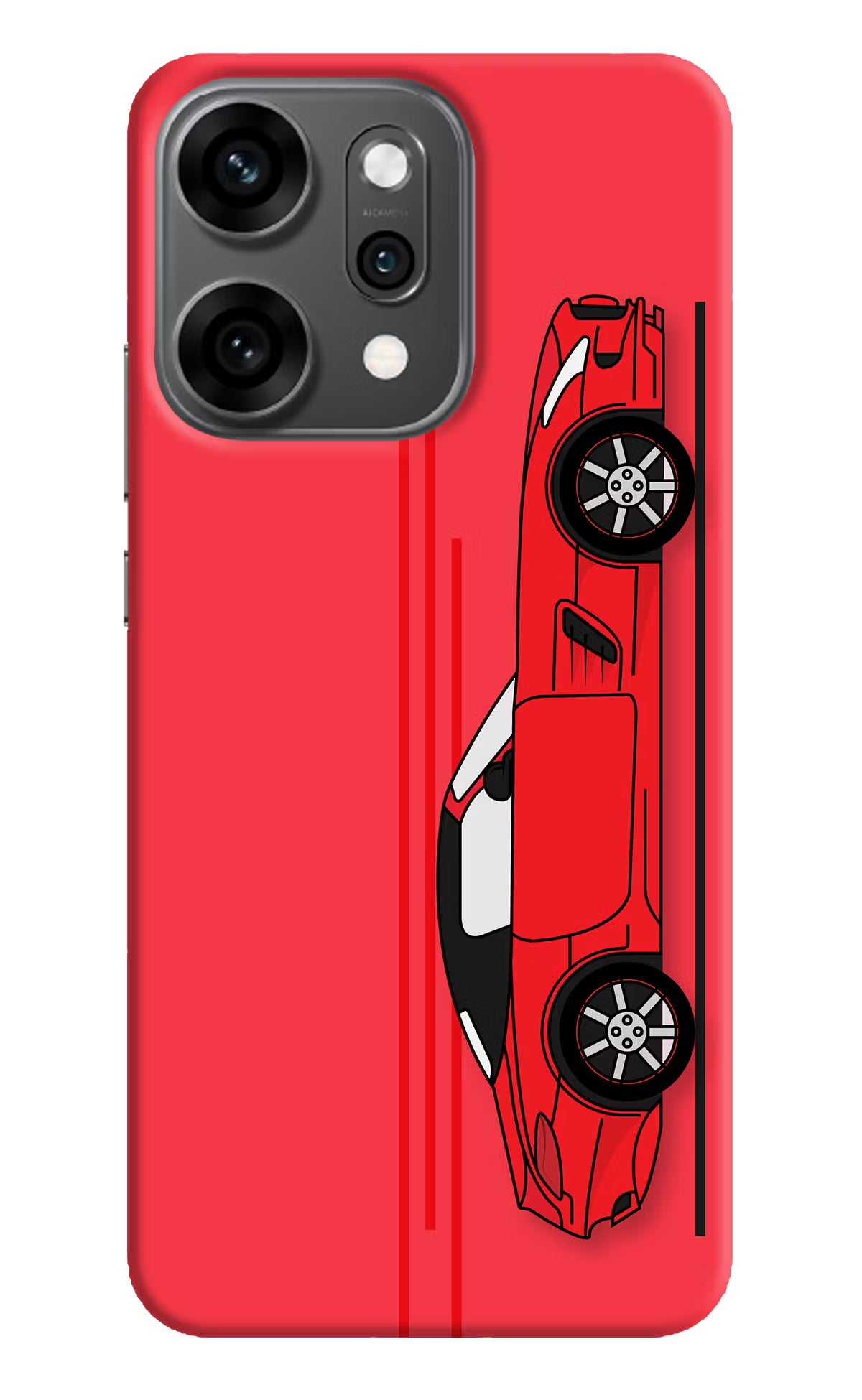 Red Velocity Oppo Reno14 Pro 5G Back Cover