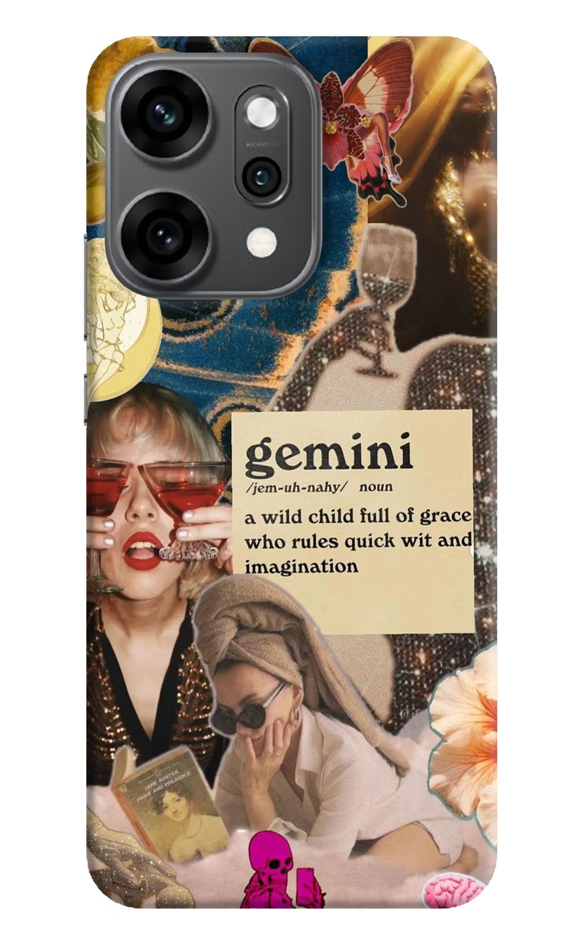 Gemini Zodiac Oppo Reno14 Pro 5G Back Cover