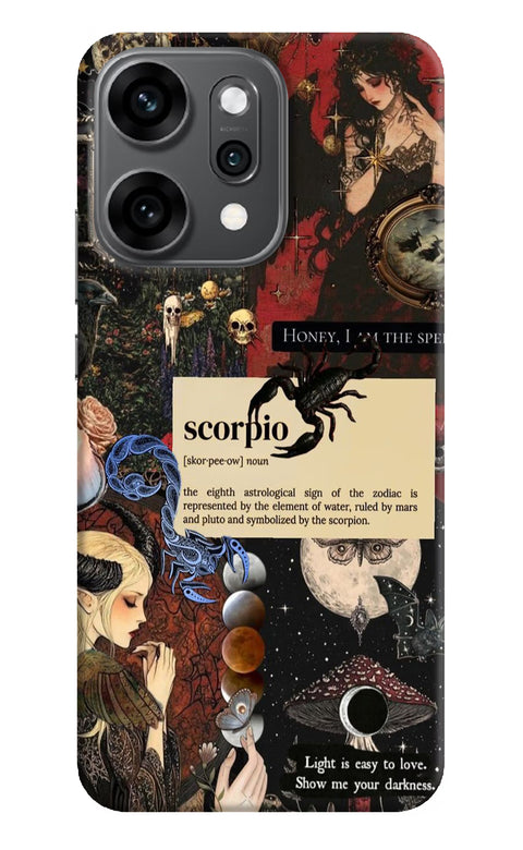Scorpio Zodiac Oppo Reno14 Pro 5G Back Cover
