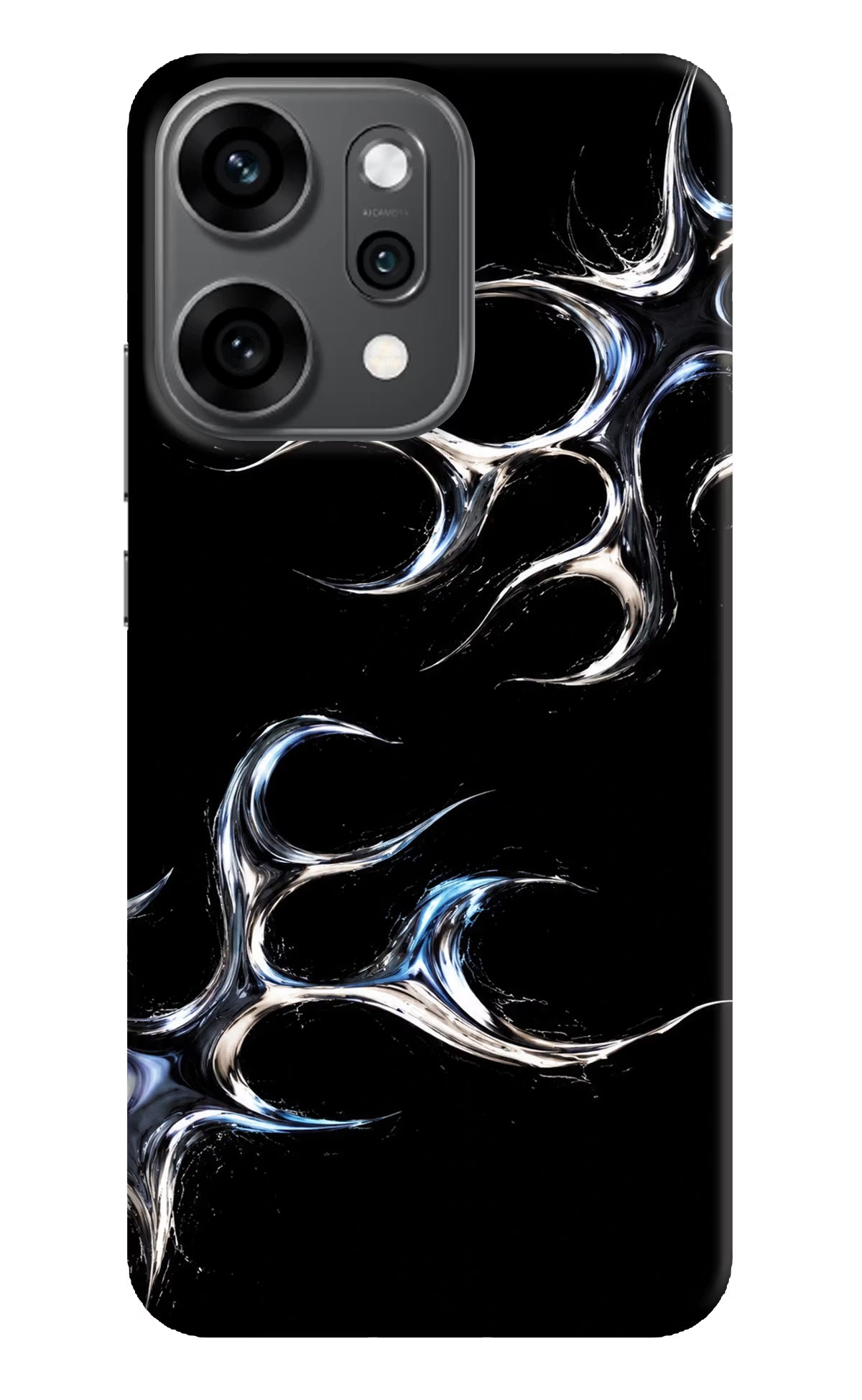 Chrome Tribal Oppo Reno14 Pro 5G Hard Case Back Cover by Casekaro
