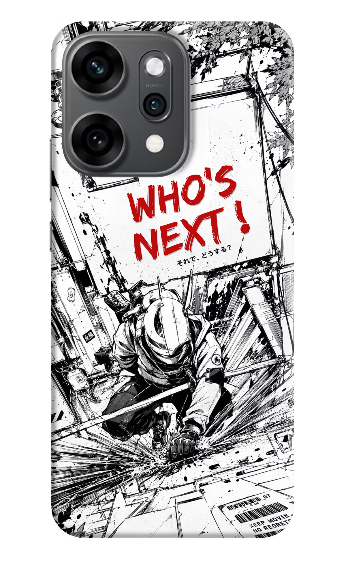 Who's Next Oppo Reno14 Pro 5G Hard Case Back Cover by Casekaro