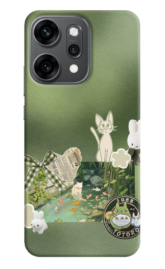 Aesthetic anime Oppo Reno14 Pro 5G Hard Case Back Cover by Casekaro