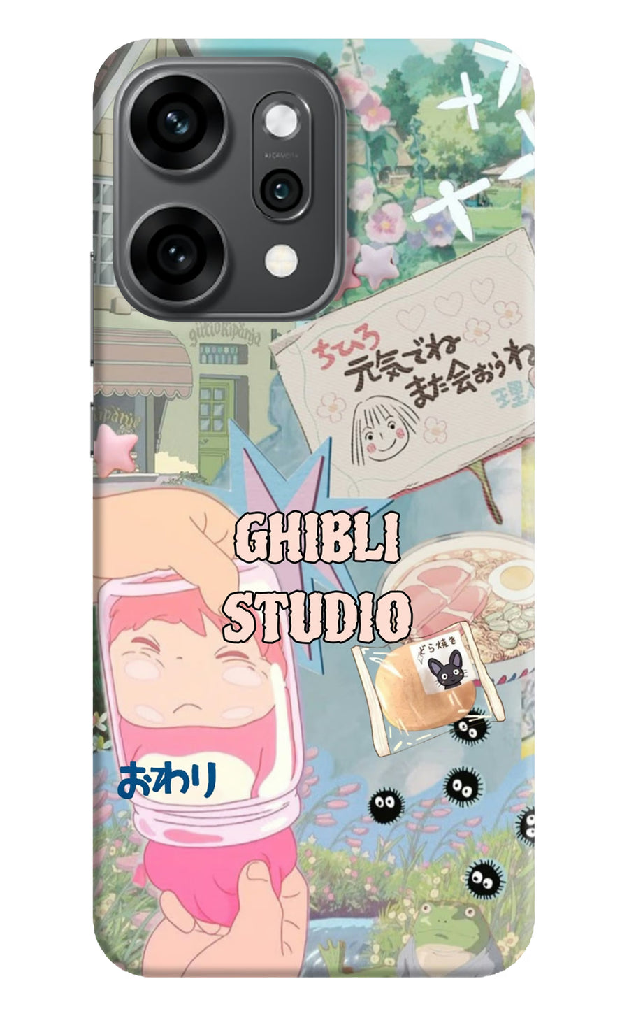 Studio Ghibli Oppo Reno14 Pro 5G Back Cover, Hard case