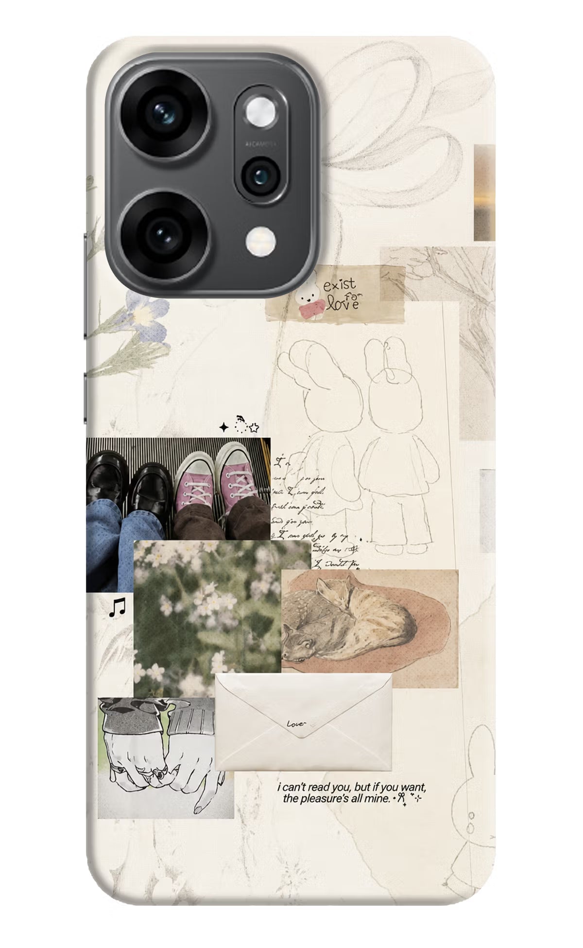 Soft Aesthetic Oppo Reno14 Pro 5G Back Cover