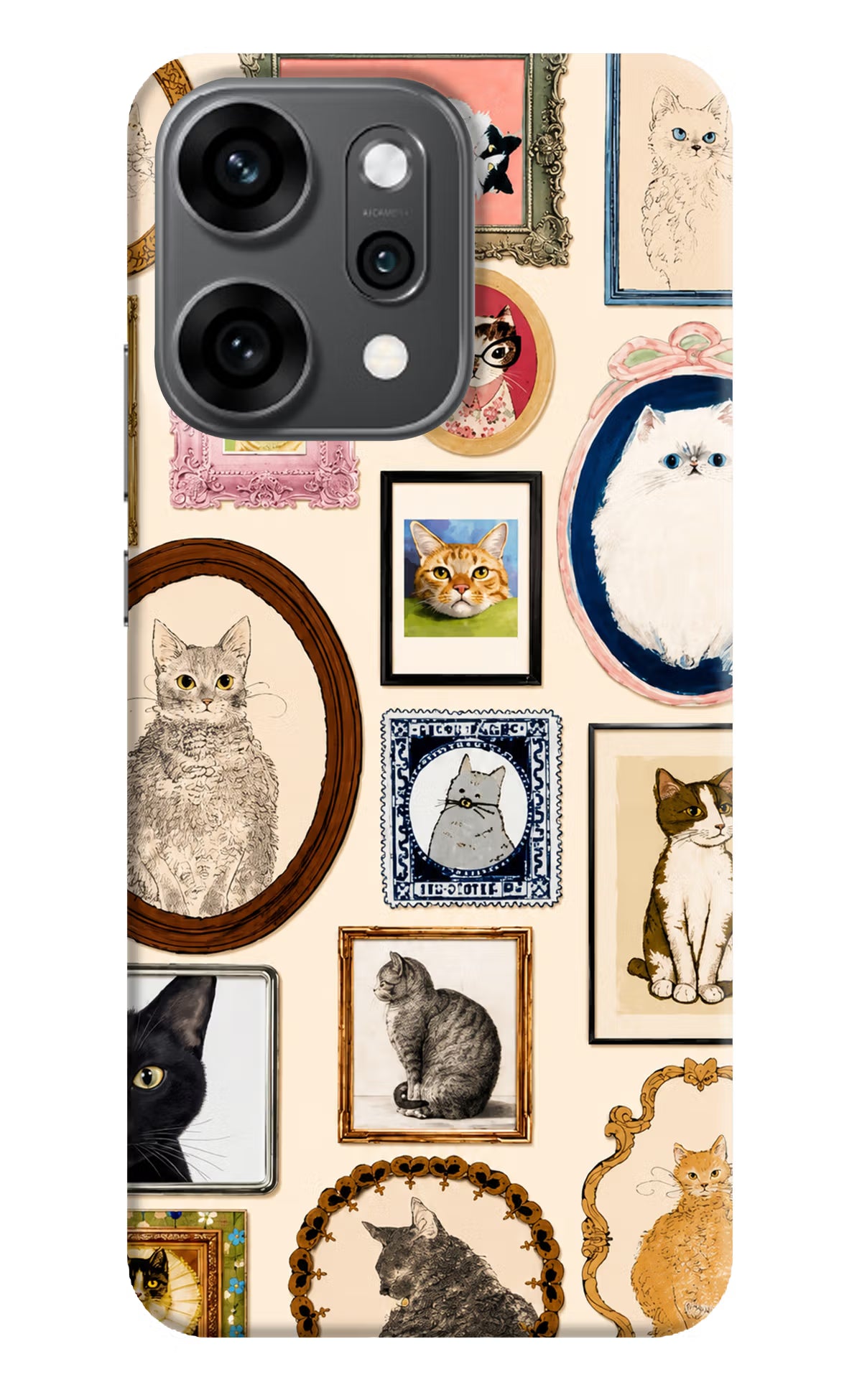 Mirror Cats Oppo Reno14 Pro 5G Back Cover