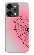 Pink Web Oppo Reno14 Pro 5G Hard Case Back Cover by Casekaro