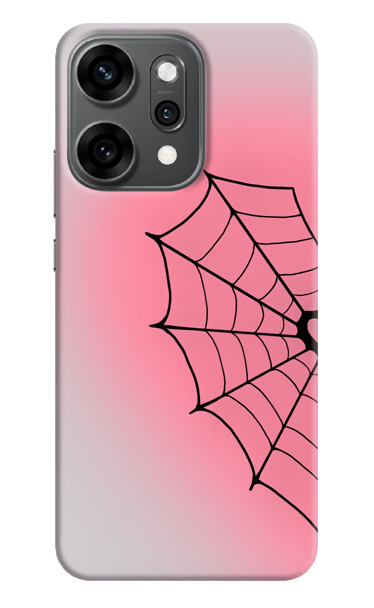 Pink Web Oppo Reno14 Pro 5G Back Cover