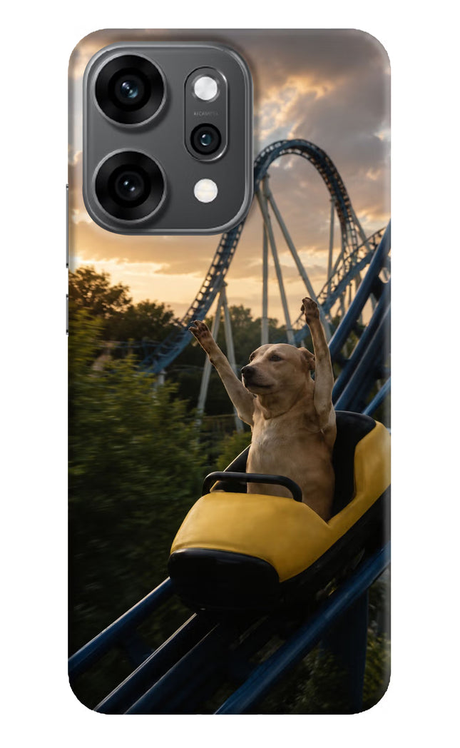 Rollercoaster Dog Oppo Reno14 Pro 5G Hard Case Back Cover by Casekaro