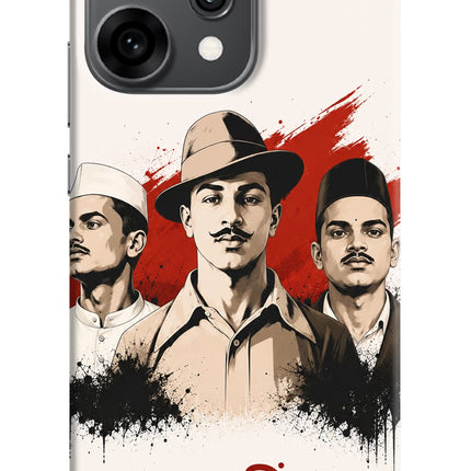 Bhagat Singh Trio Oppo Reno14 Pro 5G Hard Case Back Cover by Casekaro