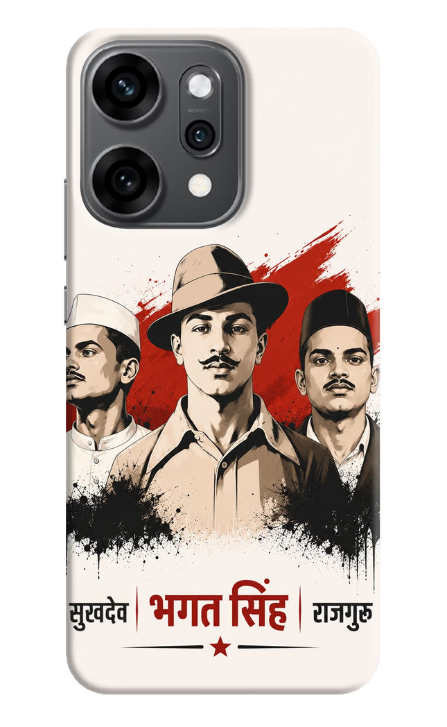 Bhagat Singh Trio Oppo Reno14 Pro 5G Hard Case Back Cover by Casekaro