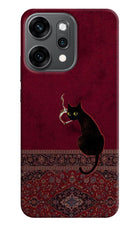 Midnight Cat Oppo Reno14 Pro 5G Hard Case Back Cover by Casekaro