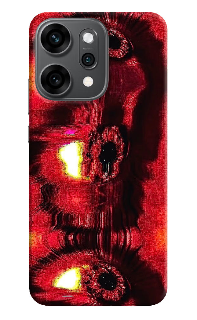Fire Eye Oppo Reno14 Pro 5G Hard Case Back Cover by Casekaro