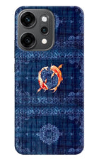 Koi Blue Oppo Reno14 Pro 5G Hard Case Back Cover by Casekaro