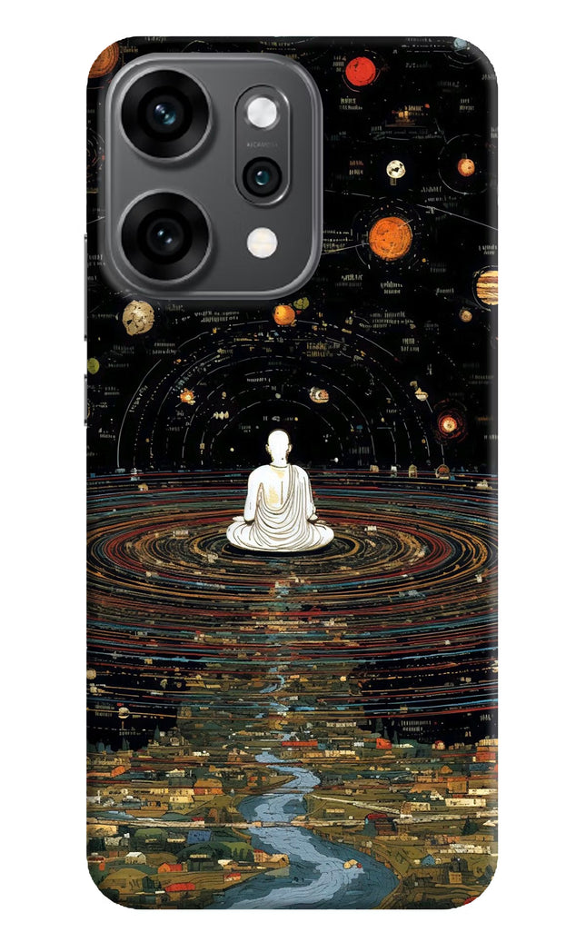 Space Monk Oppo Reno14 Pro 5G Hard Case Back Cover by Casekaro