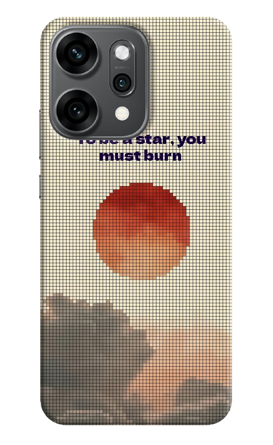 Pixel Sun Oppo Reno14 Pro 5G Back Cover, Hard case
