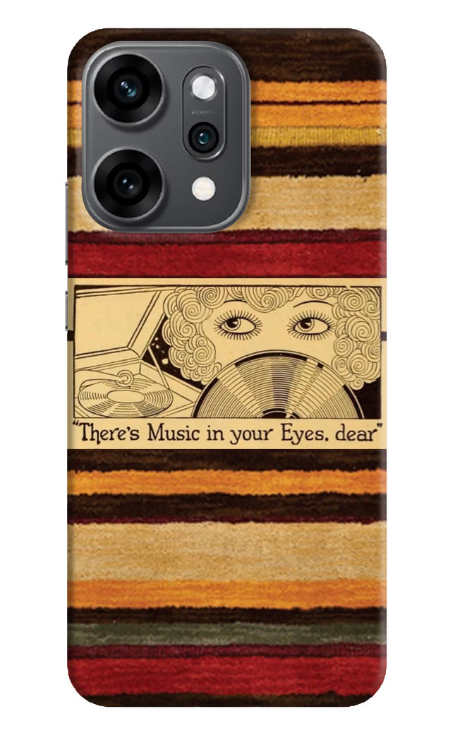 Vinyl Stripes Oppo Reno14 Pro 5G Hard Case Back Cover by Casekaro