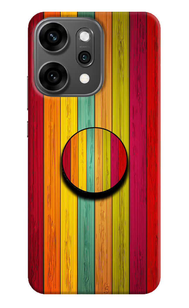 Multicolor Wooden Oppo Reno14 Pro 5G Pop Case