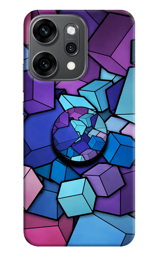 Cubic Abstract Oppo Reno14 Pro 5G Pop Case