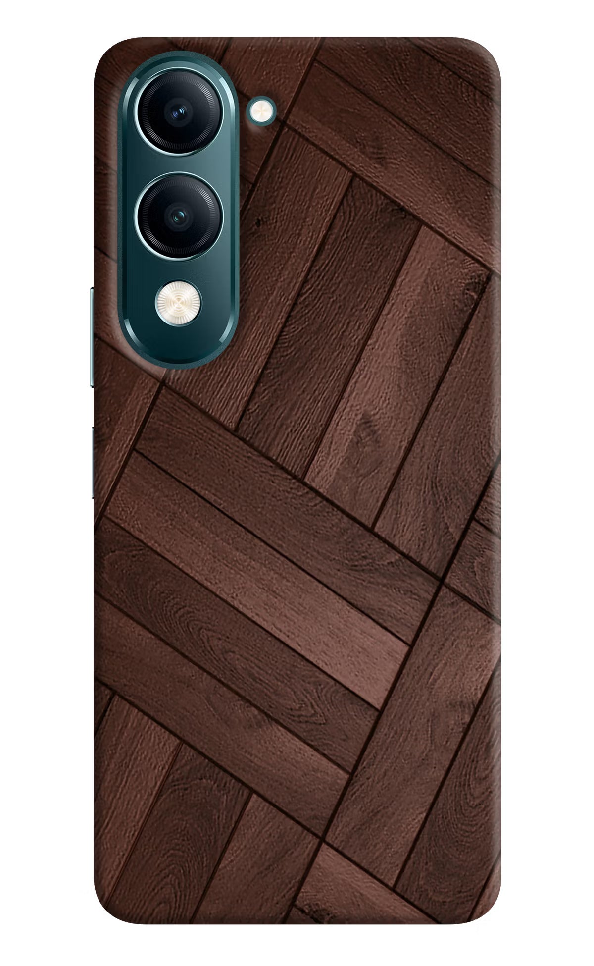 Wooden Texture Design Vivo Y19 5G Back Cover
