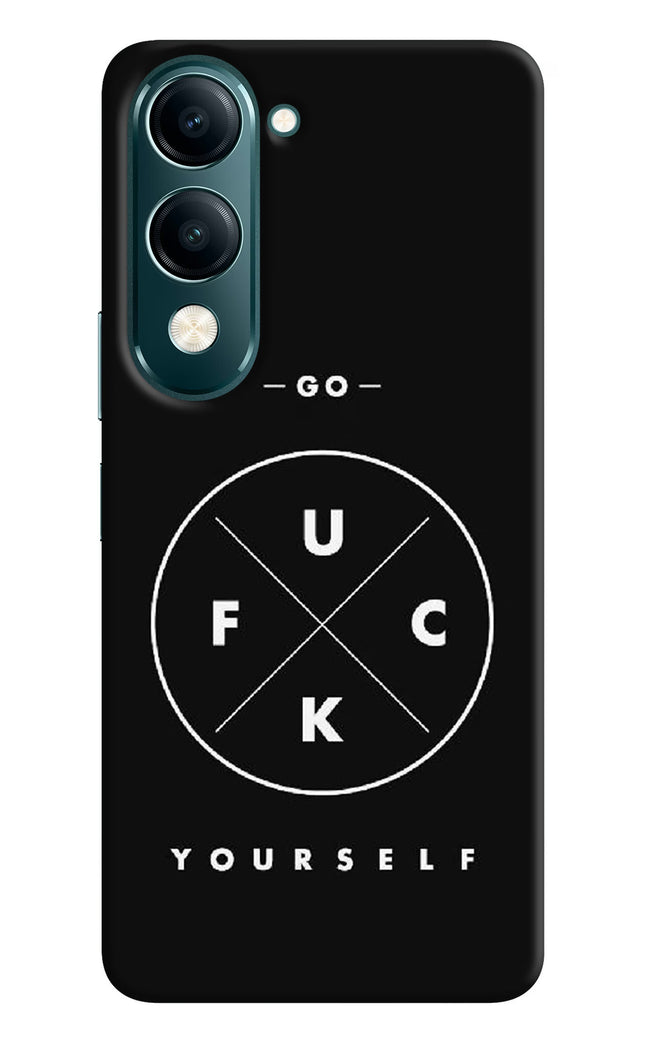Go Fuck Yourself Vivo Y19 5G Back Cover
