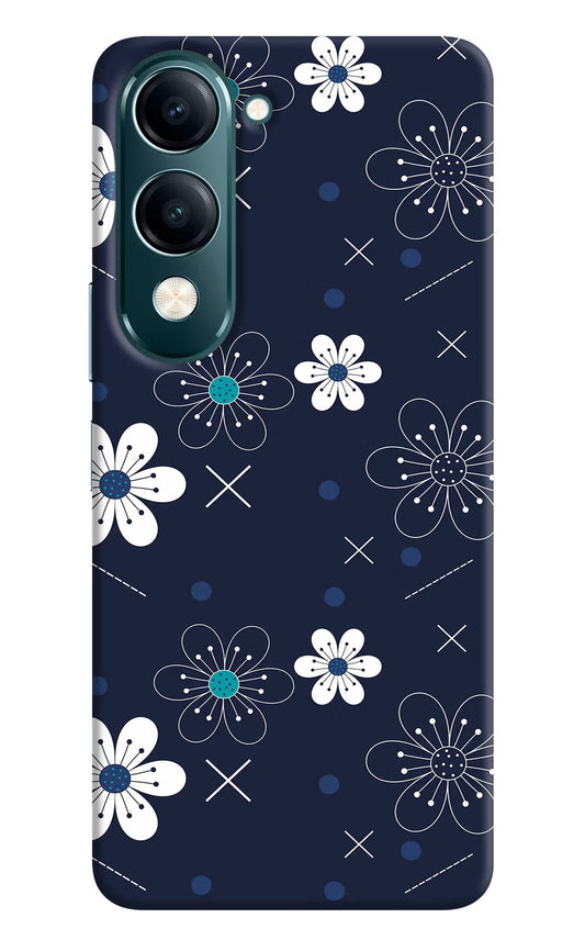 Flowers Vivo Y19 5G Back Cover