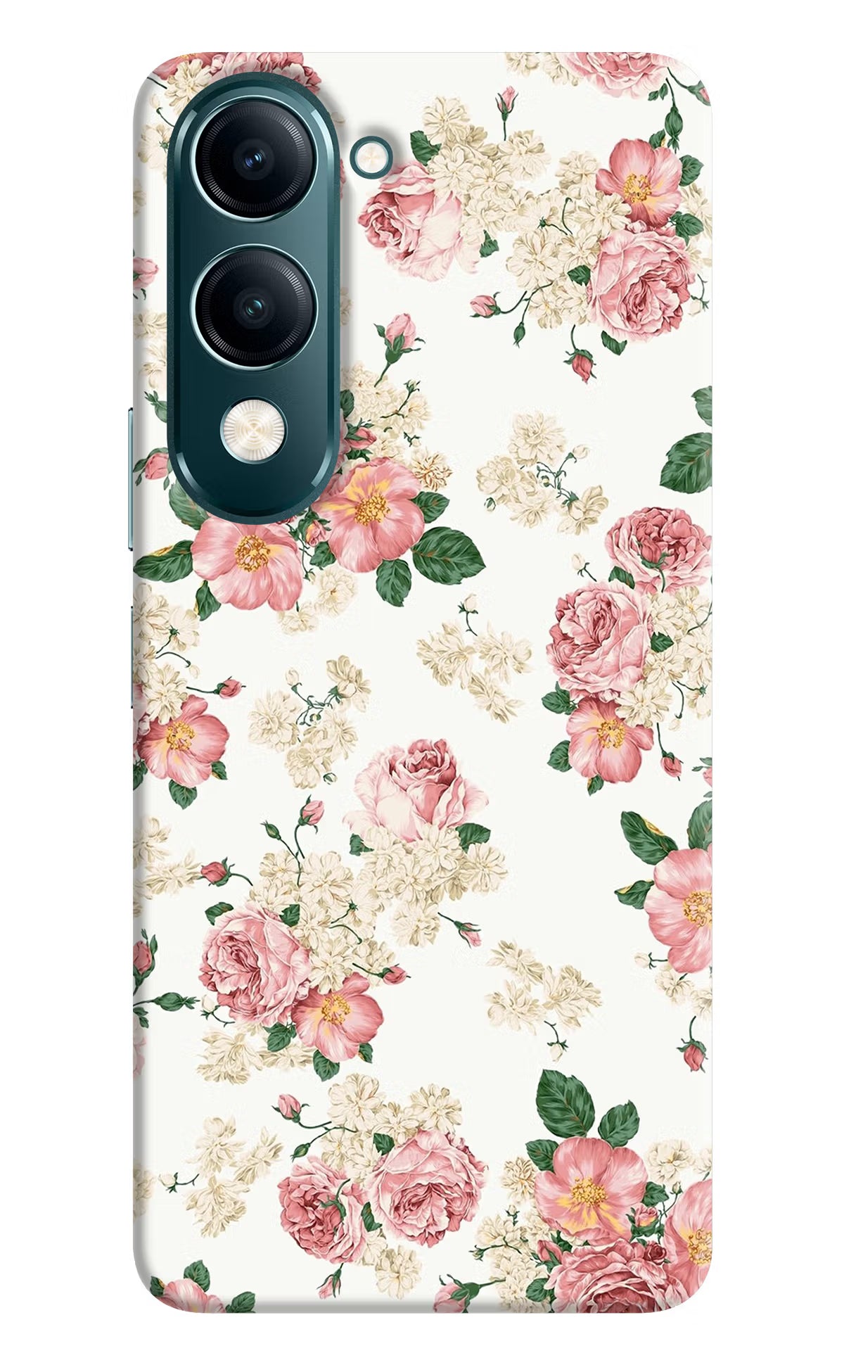 Flowers Vivo Y19 5G Back Cover