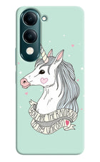 Unicorn Wallpaper Vivo Y19 5G Hard Case Back Cover by Casekaro