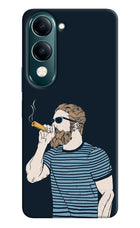 Smoking Vivo Y19 5G Hard Case Back Cover by Casekaro