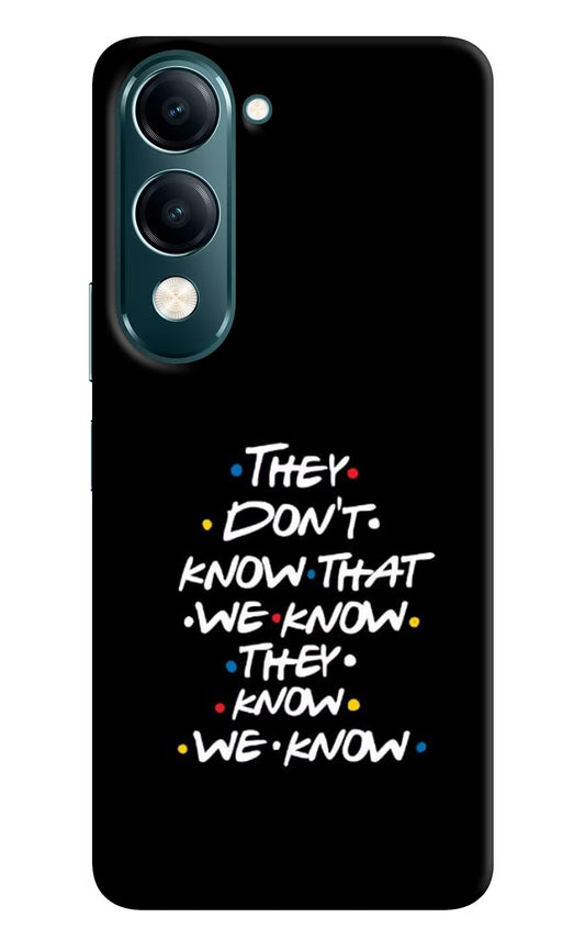 FRIENDS Dialogue Vivo Y19 5G Back Cover